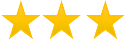 3 star rating
