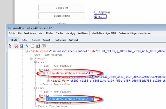 Determining the numerical value for each outcome